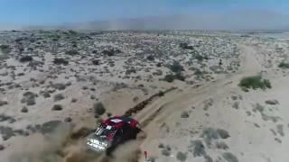 SCORE San Felipe 250 Qualifying - Chris Miller, Trophy Truck (Drone Footage)